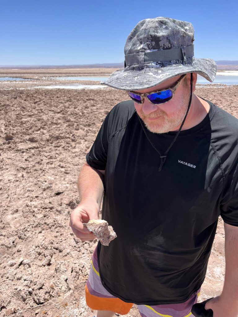 Salt Crystal at Laguna Tebenquiche, Chile