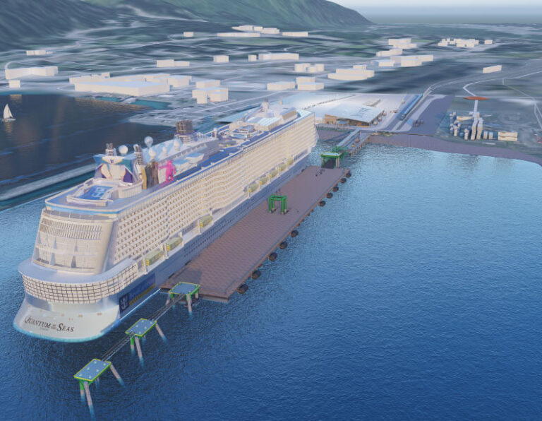 rendering of new Port of Tomorrow in Seward, AK, anticipated in 2026