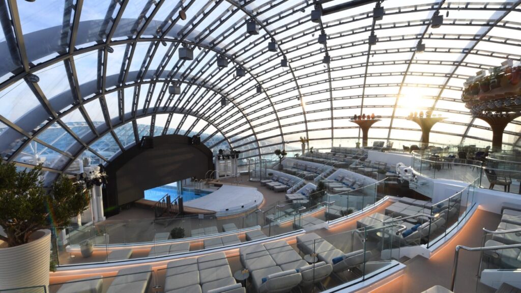 The Dome on the Princess cruise ship the Star Princess