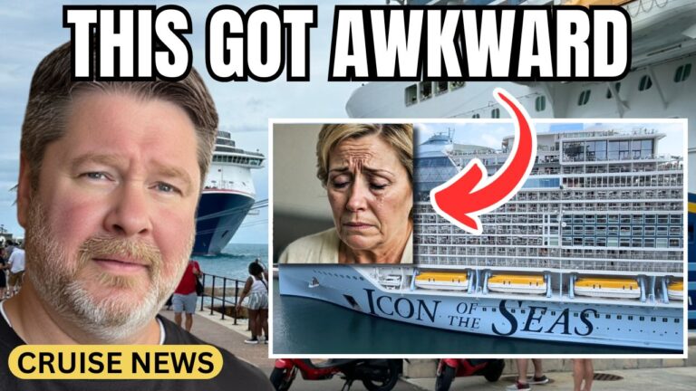 Thumbnail for cruise news episode featuring incident on Icon of the Seas