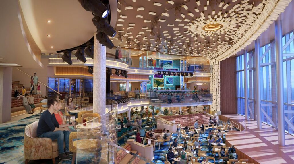 Center Stage in Celebration Central Zone on the Carnival Celebration cruise ship