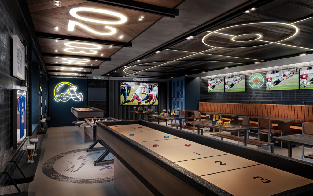 All Stars Sports Bar on the MSC World America