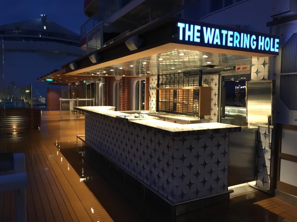 The Watering Hole Bar on the Carnival Celebration