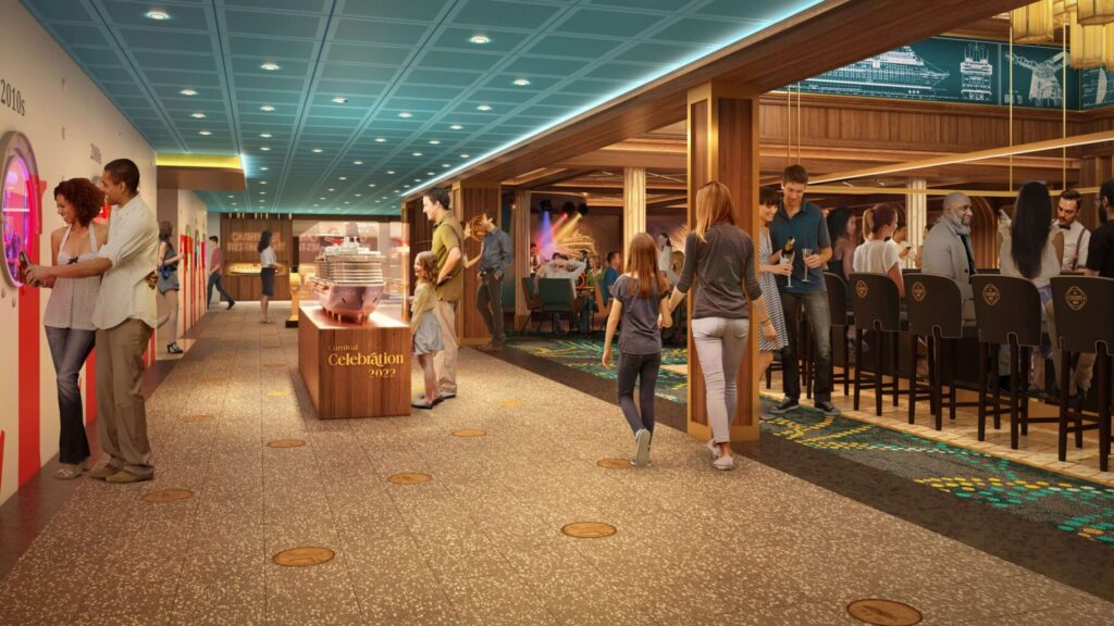 Golden Jubilee bar on the Carnival Celebration