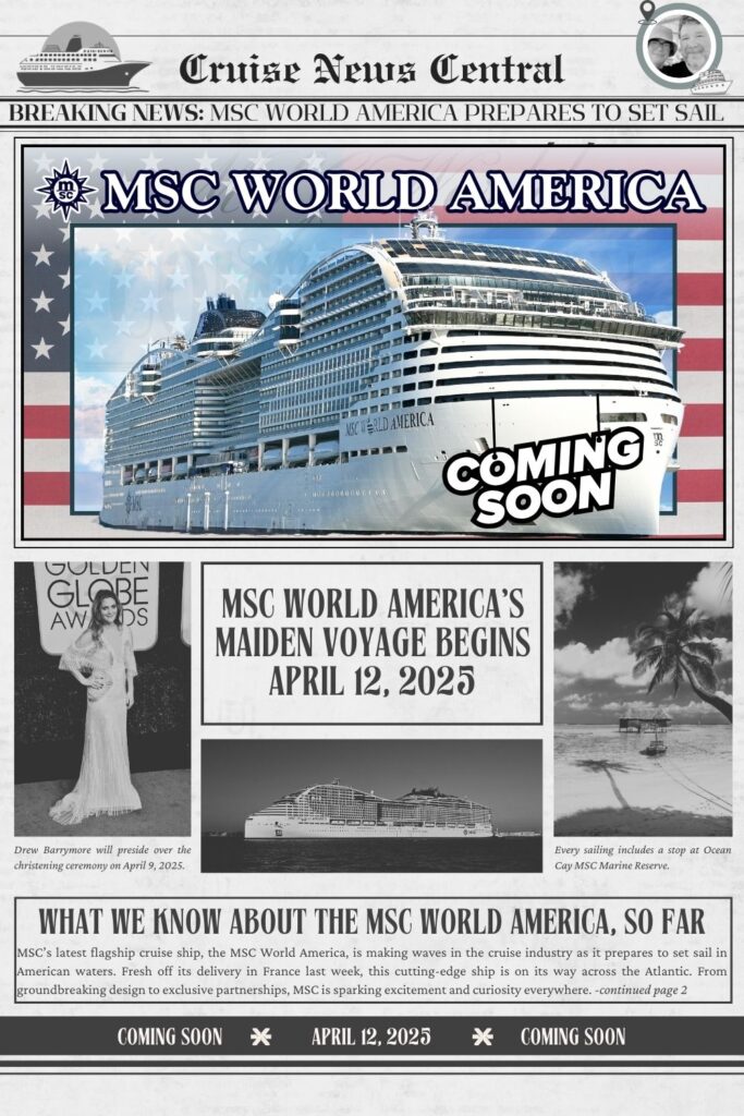 MSC World America Pinterest Pin
