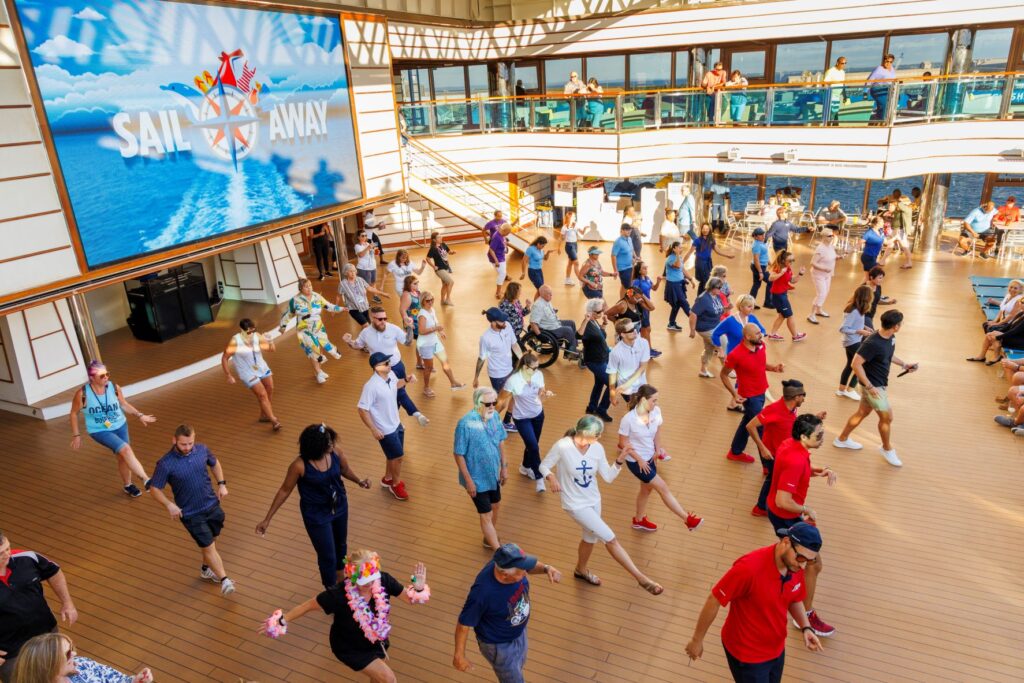 Deck Party on the Carnival Luminosa