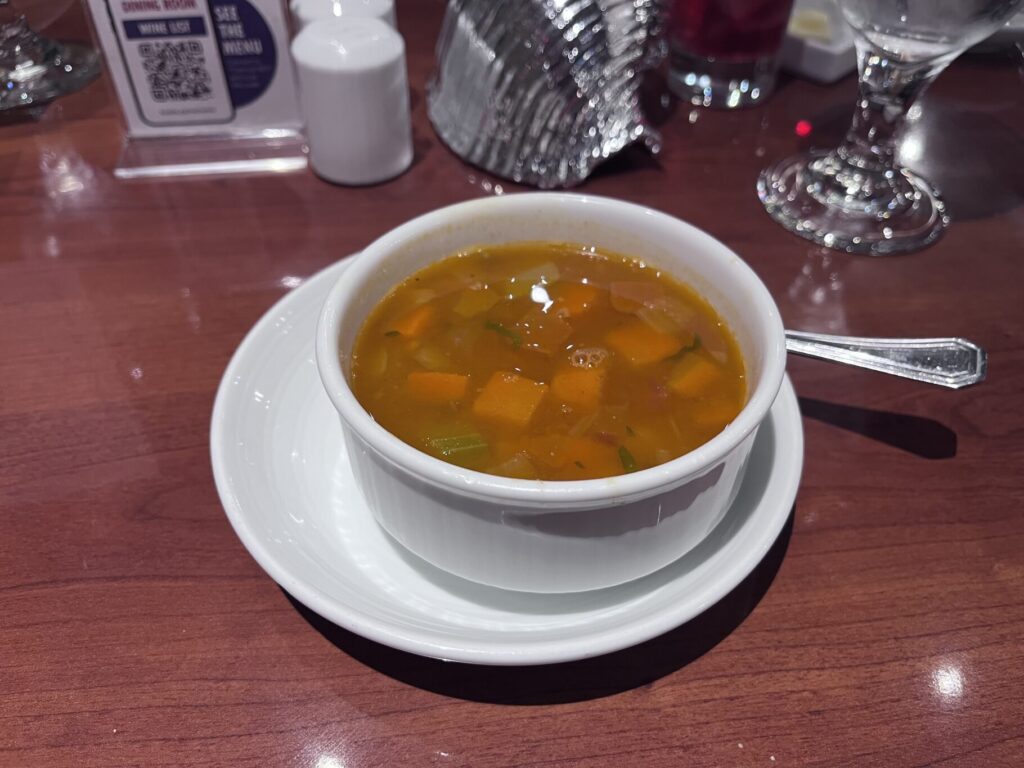 Moroccan Lentil Soup on Carnival Legend