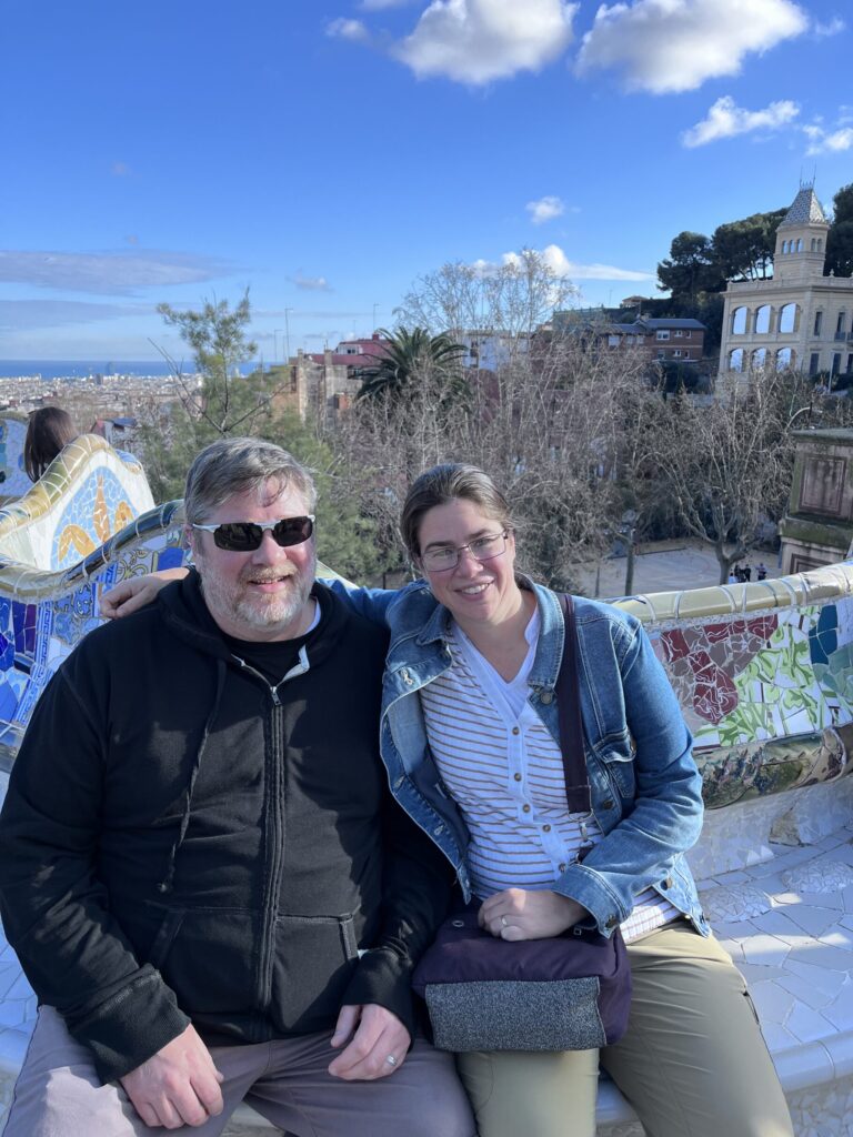 Park Güell in Barcelona, Spain