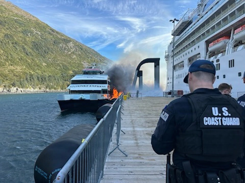 Whittier Cruise Dock Destroyed by Fire